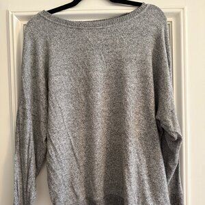 Joie: Heather Gray Crew Neck Sweater, Size: Small